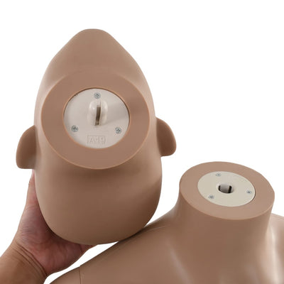 vidaXL Sexy Female Mannequin with Glass Base Beige 180 cm