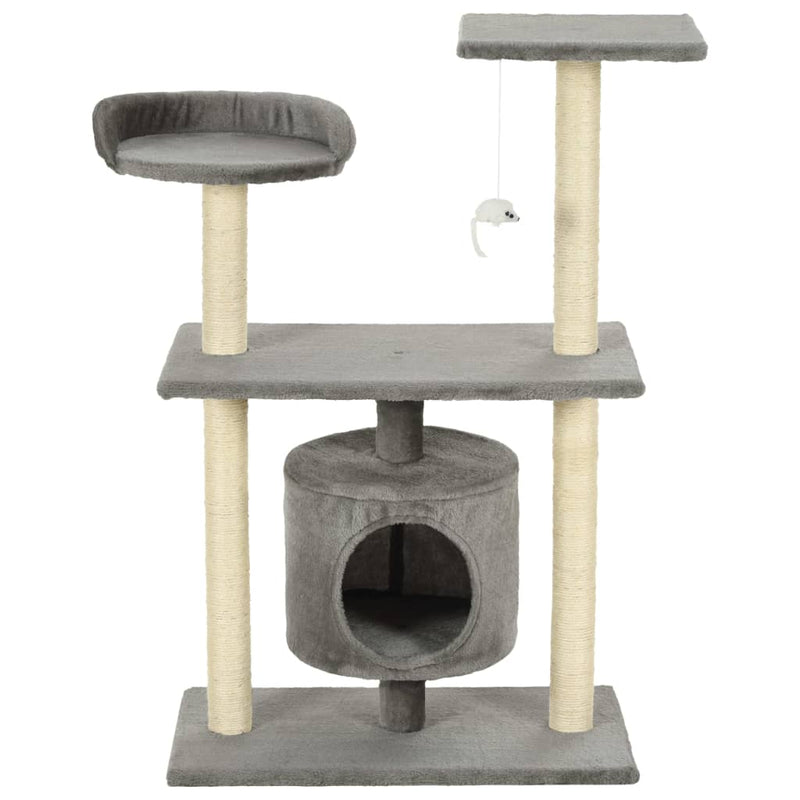 vidaXL Cat Tree with Sisal Scratching Posts 95 cm Dark Blue