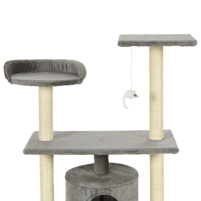 vidaXL Cat Tree with Sisal Scratching Posts 95 cm Dark Blue