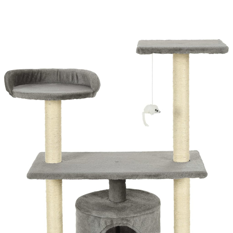 vidaXL Cat Tree with Sisal Scratching Posts 95 cm Dark Blue