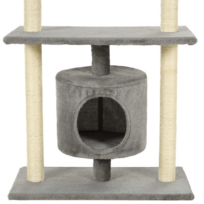 vidaXL Cat Tree with Sisal Scratching Posts 95 cm Dark Blue