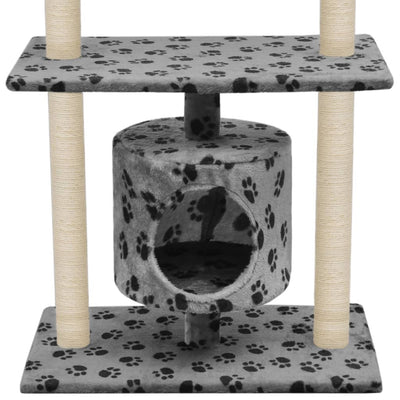 vidaXL Cat Tree with Sisal Scratching Posts 95 cm Dark Blue