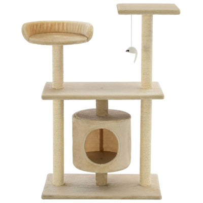 vidaXL Cat Tree with Sisal Scratching Posts 95 cm Dark Blue