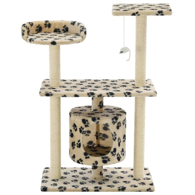 vidaXL Cat Tree with Sisal Scratching Posts 95 cm Dark Blue