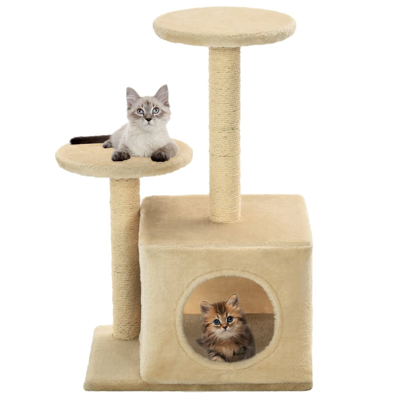 vidaXL Cat Tree with Sisal Scratching Posts 60 cm Dark Blue