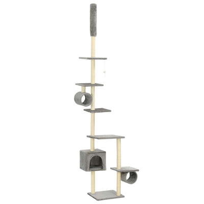 vidaXL Cat Tree with Sisal Scratching Posts 260 cm Dark Blue