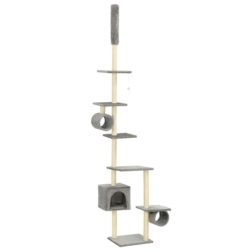 vidaXL Cat Tree with Sisal Scratching Posts 260 cm Dark Blue