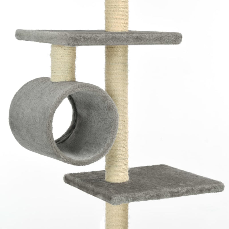 vidaXL Cat Tree with Sisal Scratching Posts 260 cm Dark Blue