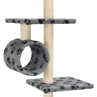 vidaXL Cat Tree with Sisal Scratching Posts 260 cm Dark Blue