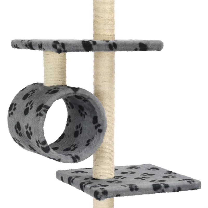 vidaXL Cat Tree with Sisal Scratching Posts 260 cm Dark Blue