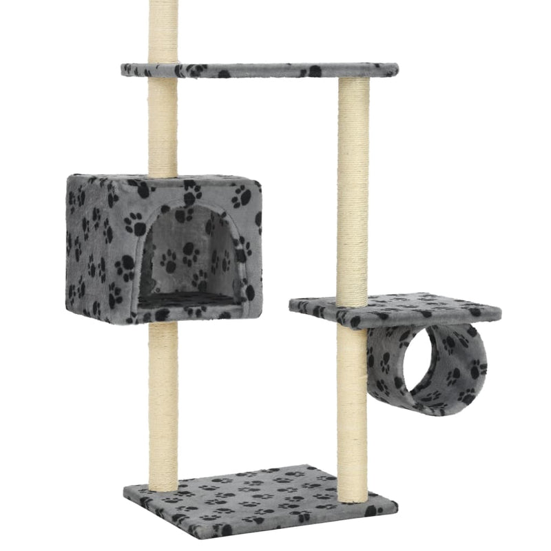 vidaXL Cat Tree with Sisal Scratching Posts 260 cm Dark Blue