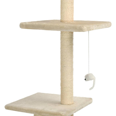vidaXL Cat Tree with Sisal Scratching Posts 260 cm Dark Blue
