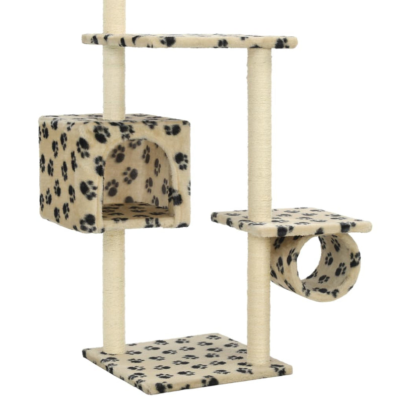 vidaXL Cat Tree with Sisal Scratching Posts 260 cm Dark Blue