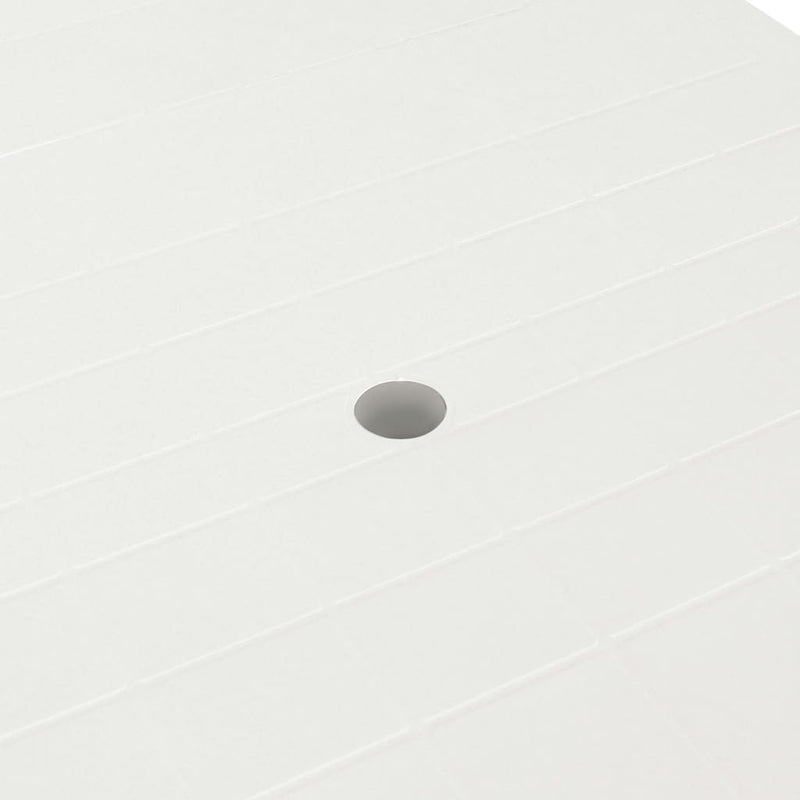 vidaXL 11 Piece Outdoor Dining Set Plastic Green