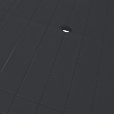 vidaXL 7 Piece Outdoor Dining Set Plastic Anthracite