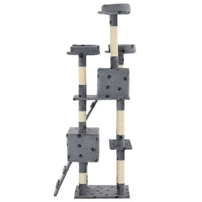 vidaXL Cat Tree with Sisal Scratching Posts 170 cm Beige