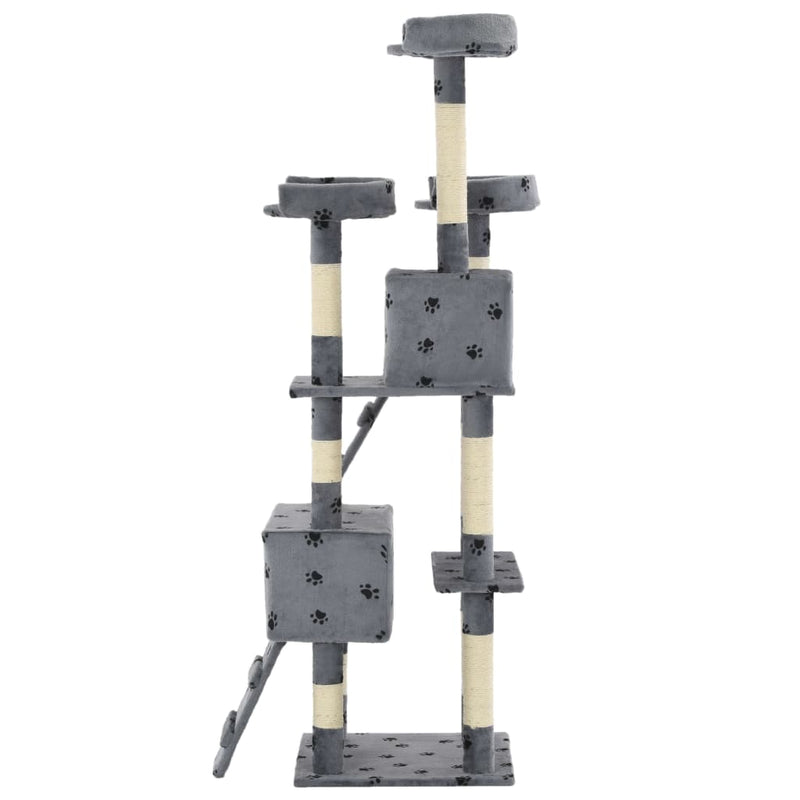 vidaXL Cat Tree with Sisal Scratching Posts 170 cm Beige