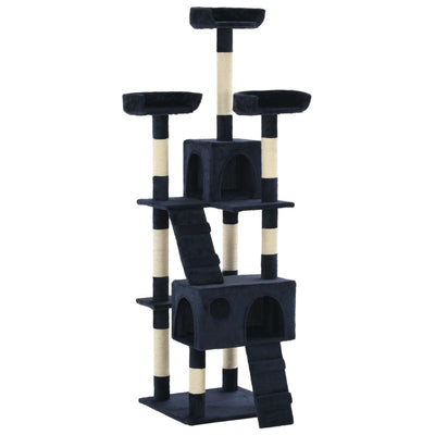vidaXL Cat Tree with Sisal Scratching Posts 170 cm Beige