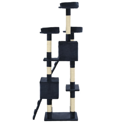 vidaXL Cat Tree with Sisal Scratching Posts 170 cm Beige