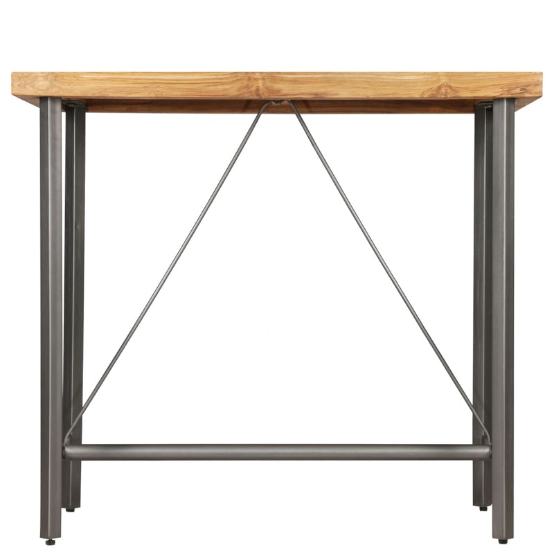 vidaXL Bar Table Solid Reclaimed Teak 60x60x107 cm