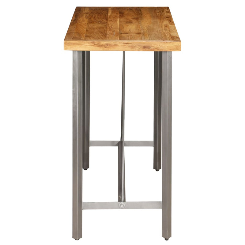 vidaXL Bar Table Solid Reclaimed Teak 60x60x107 cm