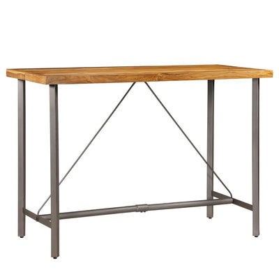 vidaXL Bar Table Solid Reclaimed Teak 60x60x107 cm