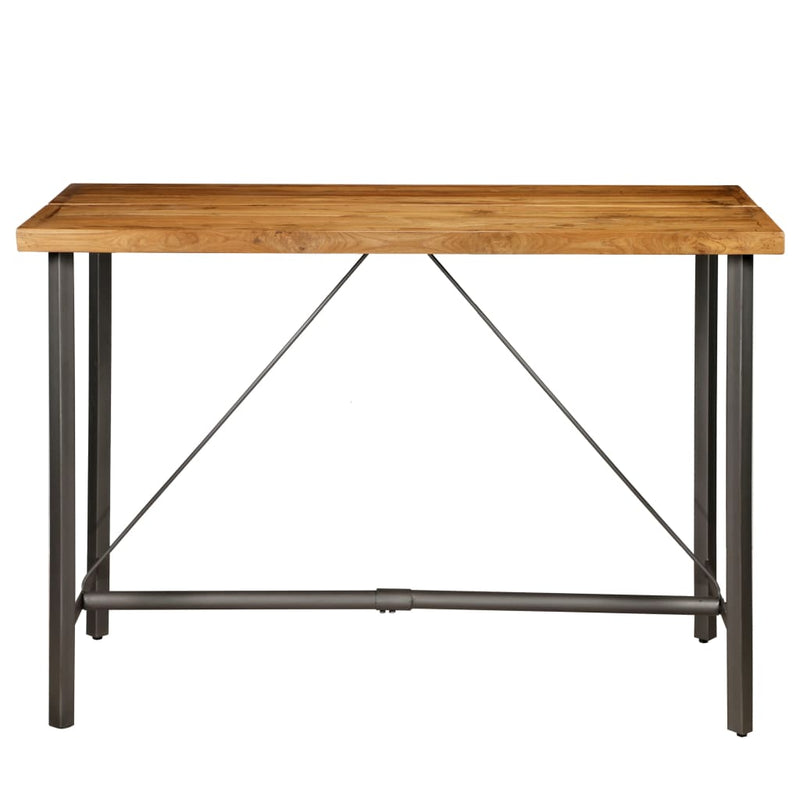 vidaXL Bar Table Solid Reclaimed Teak 60x60x107 cm