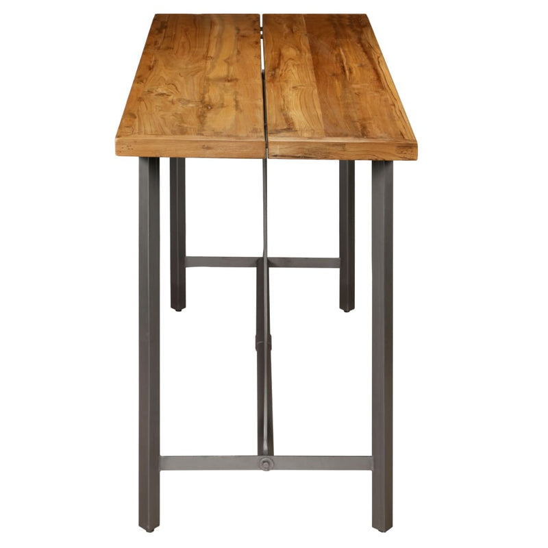 vidaXL Bar Table Solid Reclaimed Teak 60x60x107 cm