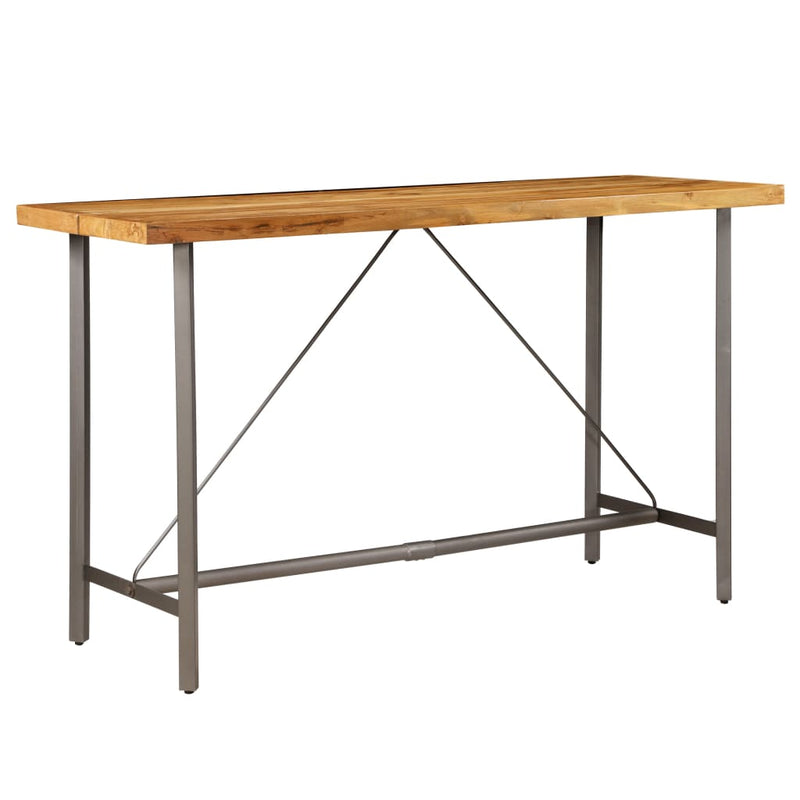 vidaXL Bar Table Solid Reclaimed Teak 60x60x107 cm