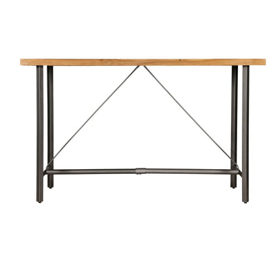 vidaXL Bar Table Solid Reclaimed Teak 60x60x107 cm