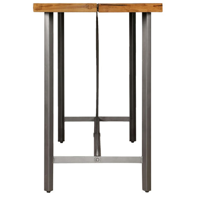 vidaXL Bar Table Solid Reclaimed Teak 60x60x107 cm