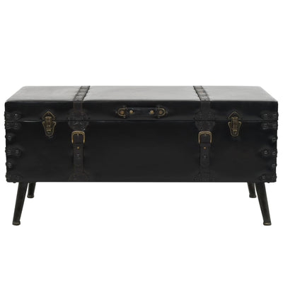 vidaXL Coffee Table MDF and Steel 102x51x48 cm