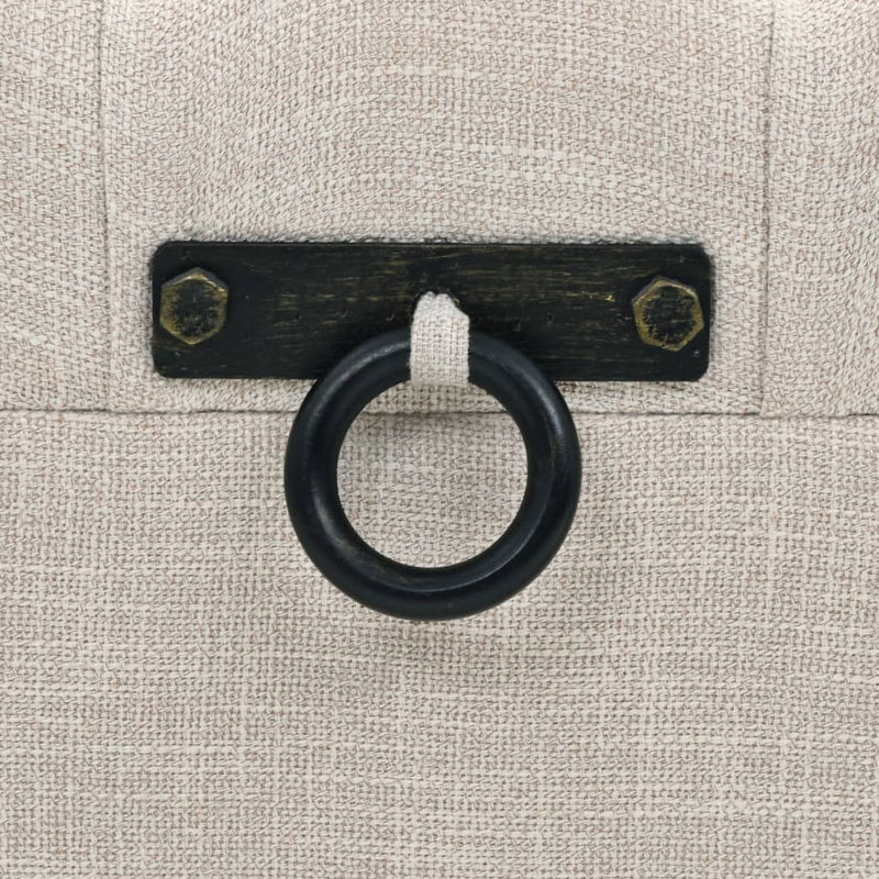 vidaXL Storage Bench Set 3 pcs 112x37x45 cm Solid Wood and Steel