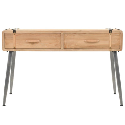 vidaXL Console Table Solid Fir Wood 115x40.5x76 cm