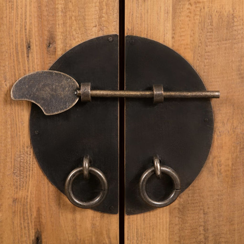 vidaXL Bathroom Vanity Cabinet Solid Pinewood 70x32x63 cm