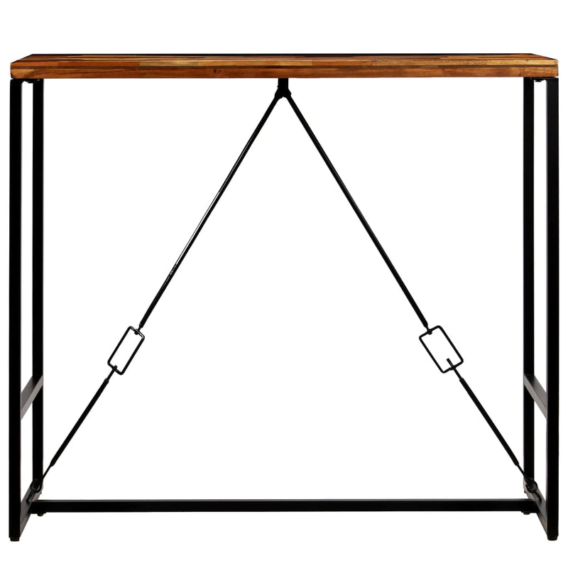 vidaXL Bar Table Solid Reclaimed Wood 120x60x106 cm