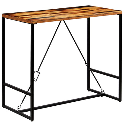 vidaXL Bar Table Solid Reclaimed Wood 120x60x106 cm