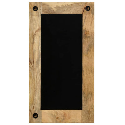 vidaXL Mirror Solid Mango Wood 50x80 cm