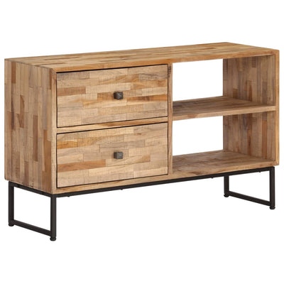 vidaXL TV Cabinet Reclaimed Teak Wood 90x30x55 cm