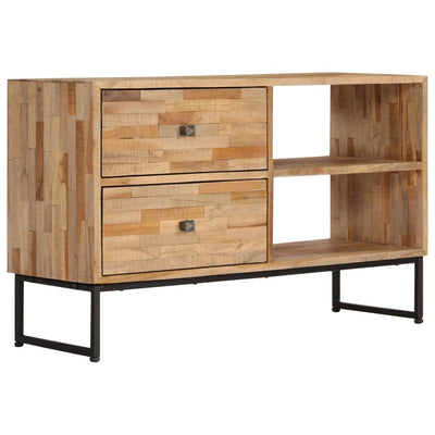 vidaXL TV Cabinet Reclaimed Teak Wood 90x30x55 cm
