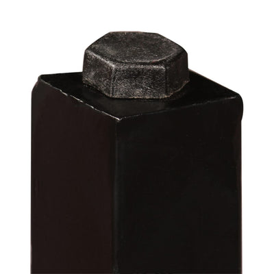 vidaXL Bar Set 3 Pieces Solid Wood Reclaimed and Genuine Leather