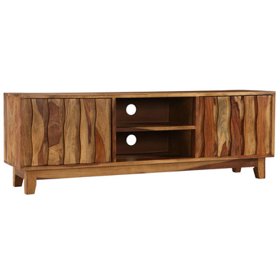 vidaXL TV Cabinet Solid Sheesham Wood 118x30x40 cm