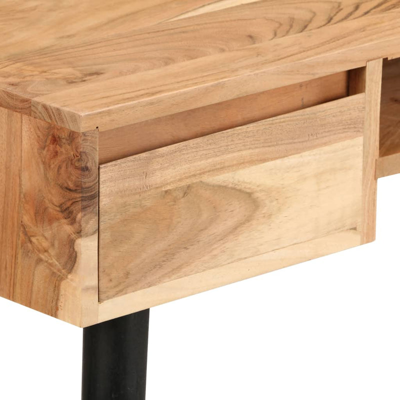 vidaXL Writing Table Solid Acacia Wood 118x45x76 cm