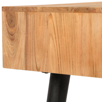 vidaXL Writing Table Solid Acacia Wood 118x45x76 cm