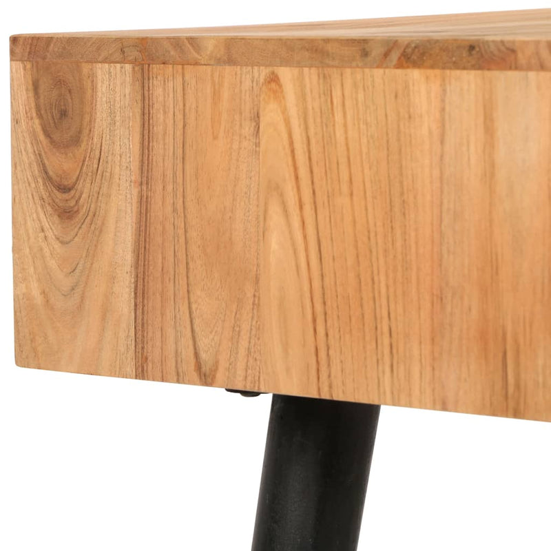 vidaXL Writing Table Solid Acacia Wood 118x45x76 cm