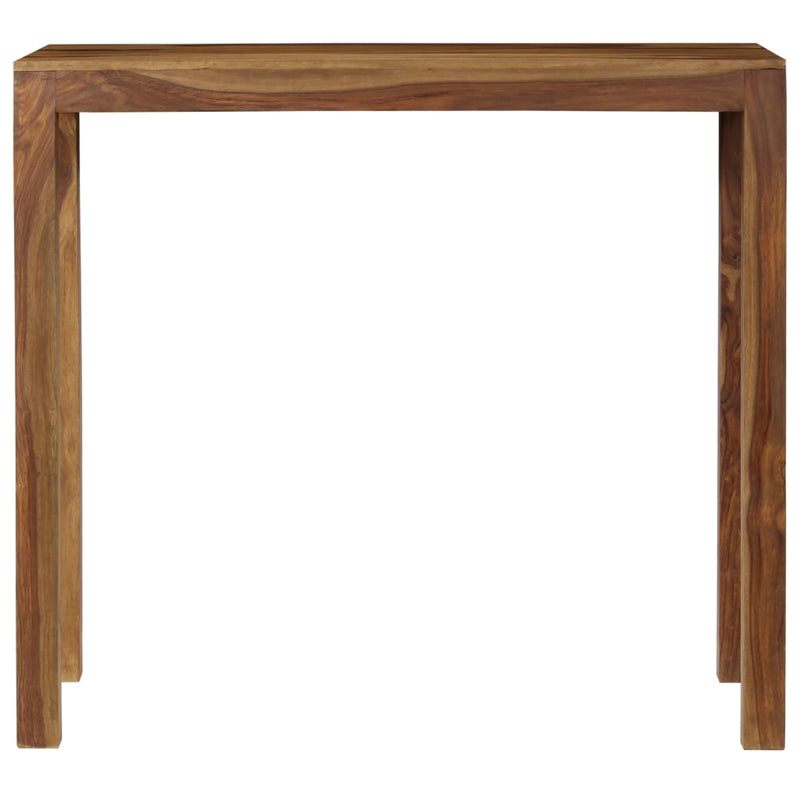 vidaXL Bar Table Solid Sheesham Wood 118x60x107 cm