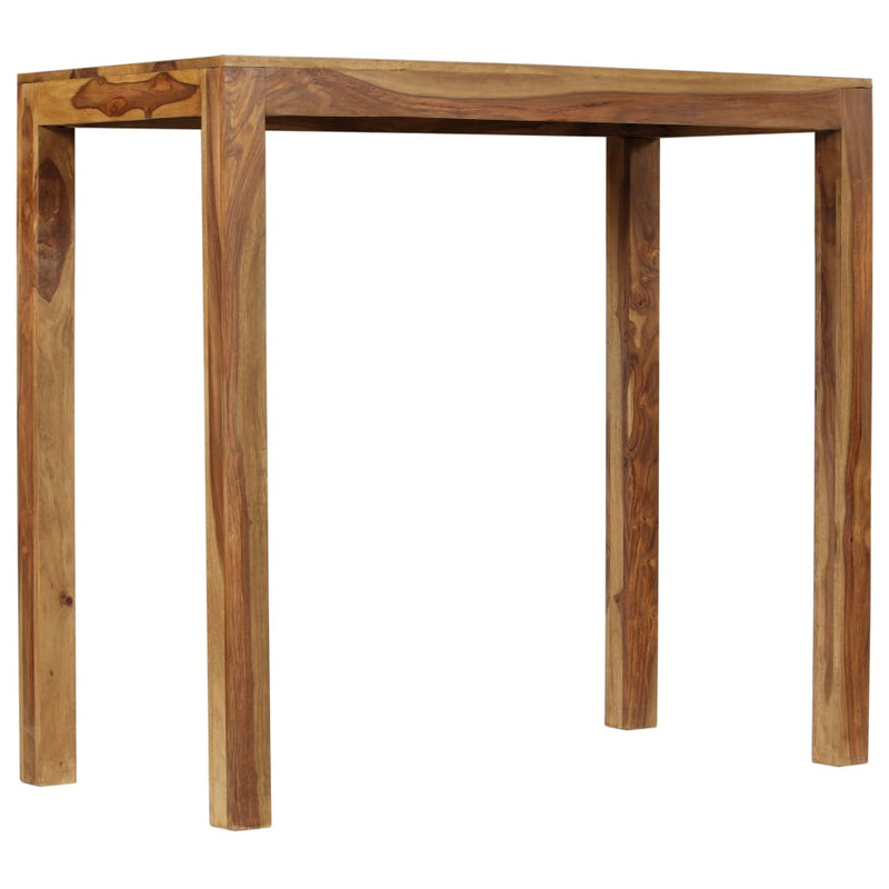 vidaXL Bar Table Solid Sheesham Wood 118x60x107 cm