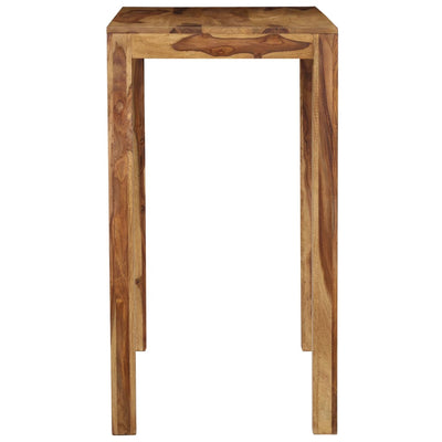 vidaXL Bar Table Solid Sheesham Wood 118x60x107 cm