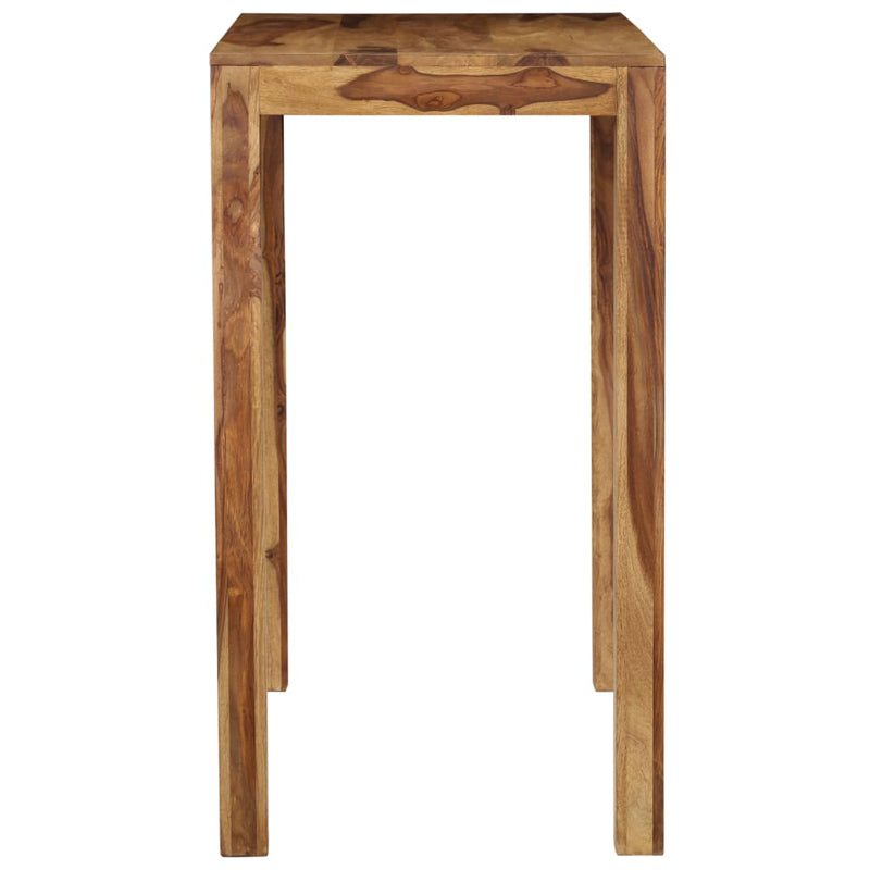 vidaXL Bar Table Solid Sheesham Wood 118x60x107 cm