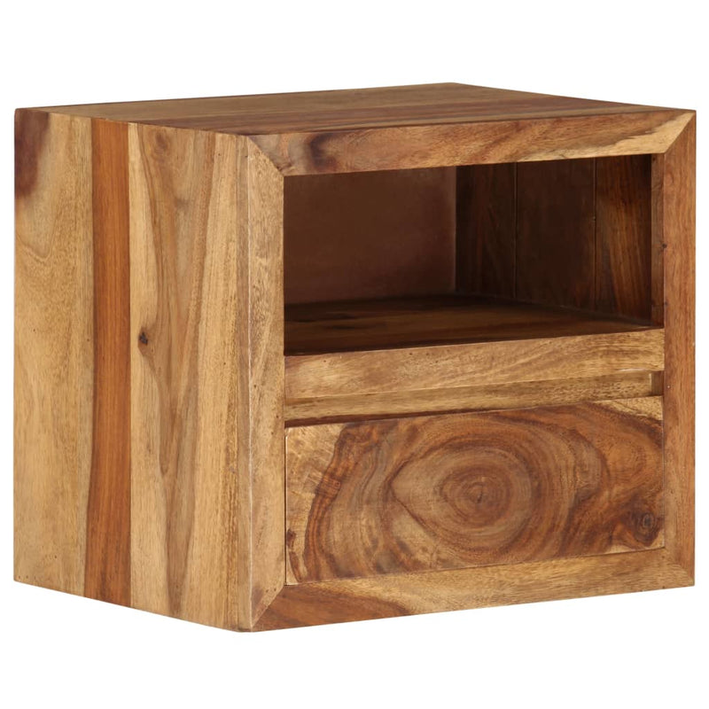 vidaXL Bedside Table Solid Sheesham Wood 40x30x35 cm